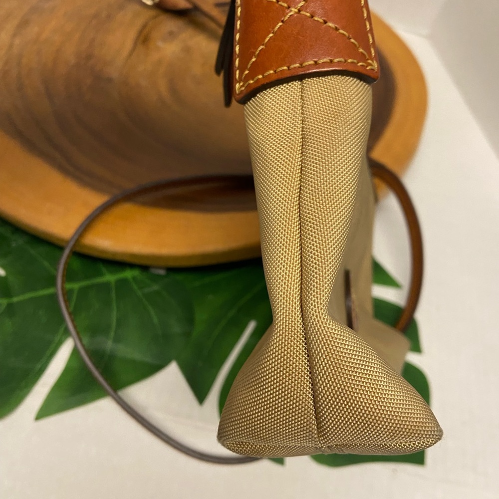 Dooney & Bourke Tan Canvas Crossbody Bag - image 5